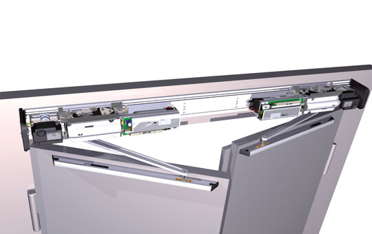 record SFR 127 – Mechanical closing sequence control for the automatic swing door operator